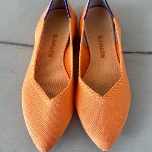 Rothy's Orange and Blue Women's Flats